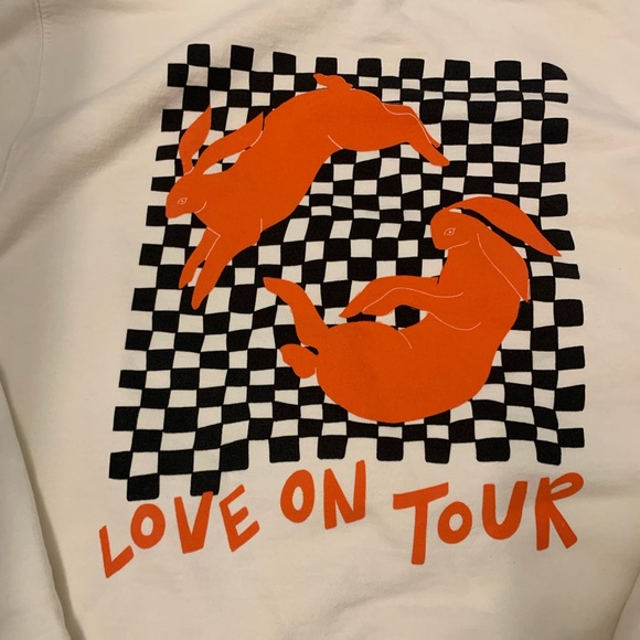 Harry Styles Love on Tour White Sweatshirt - Picture 2 of 5